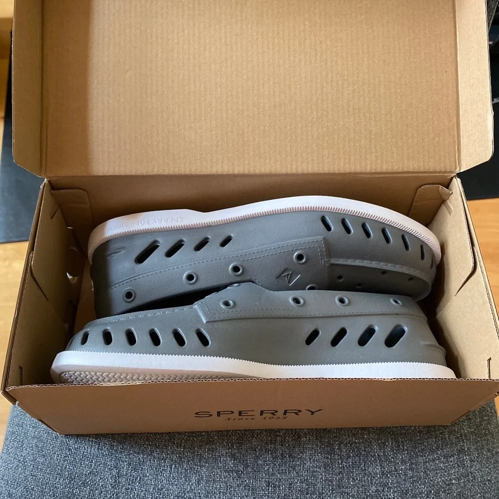 SPERRY Top Sider Men's Grey EVA Boat Shoes
